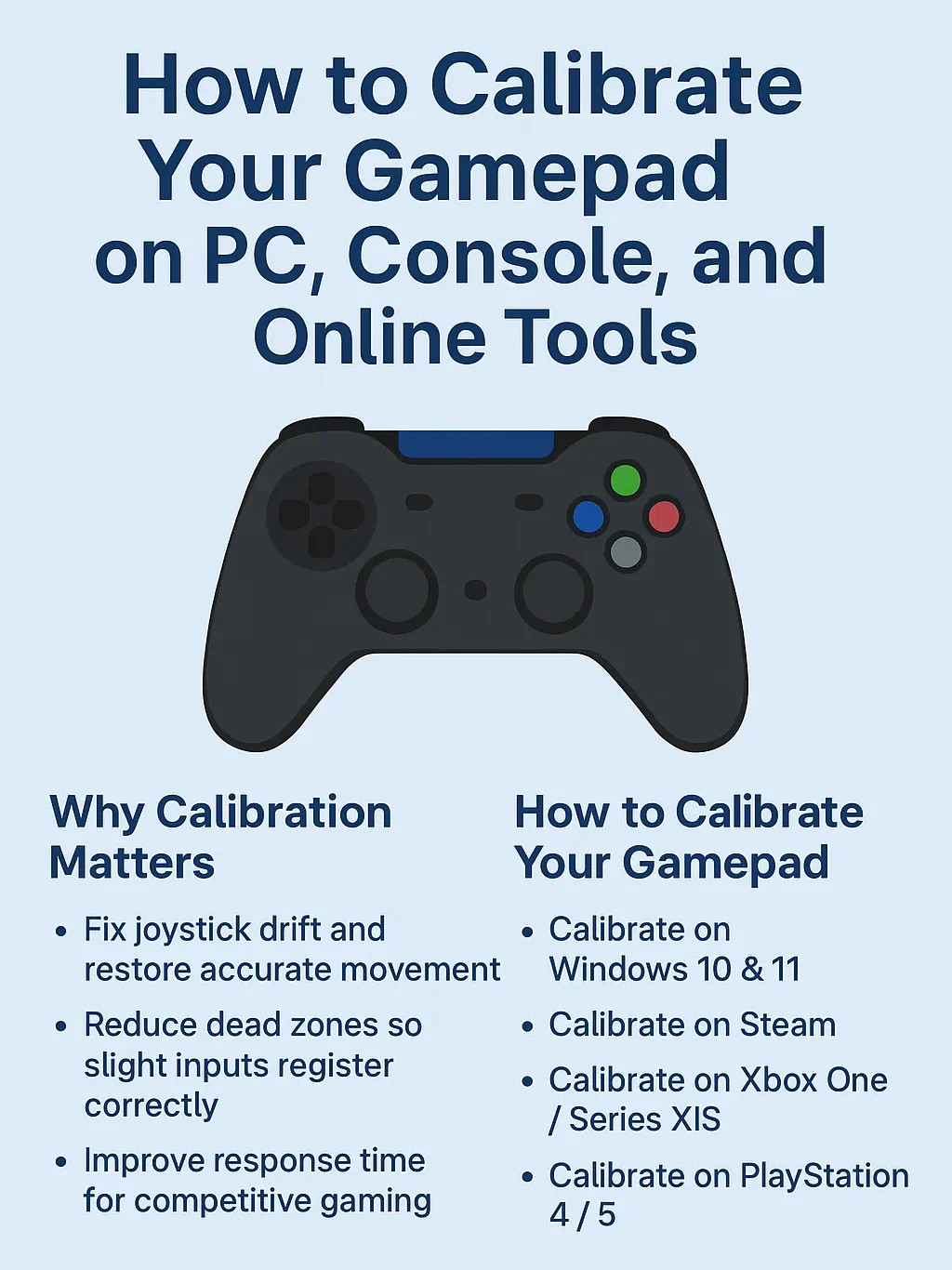 inforgraph on How to Calibrate Your Gamepad on PC, Console, and Online Tools